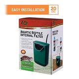 Zilla Aquatic Pet Reptile Internal Water Filter, For Up To 20 Gallons