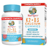 MaryRuth Organics Calcium with Vitamin D3 & Vitamin K2 | 2 Month Supply | Calcium Supplement | Bone Support | Gummies | Vegan | Non-GMO | Gluten Free | 60 Count