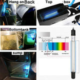 5W 11W 13W Aquarium Algae Bloom Clean Light for Fish Tank Water Clean Green Clear Waterproof Clean Lamp for Pond Fish Tank Sump Swim Pool (5w 6.9inch)