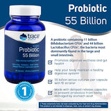 Probiotic 55 Billion Active Cultures per Capsule 30 Capsules | Bifidobacterium, Lactobacillus, One-A-Day, Delayed-Release Capsules | Promotes Digestive Wellness, Gut Health | Gluten Free, Men + Women