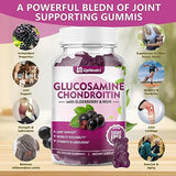 UPNEUTRI Glucosamine Chondroitin Gummies Sugar Free, Extra Strength 1500mg Glucosamine with Chondroitin MSM & Turmeric, Joint Support Supplement for Men & Women Joint Health (60 Count (Pack of 2))