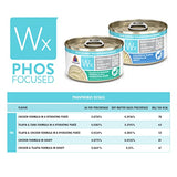 Weruva Wx Phos Focused, Tilapia & Chicken Formula in a Hydrating purée, 3oz Can (Pack of 12)