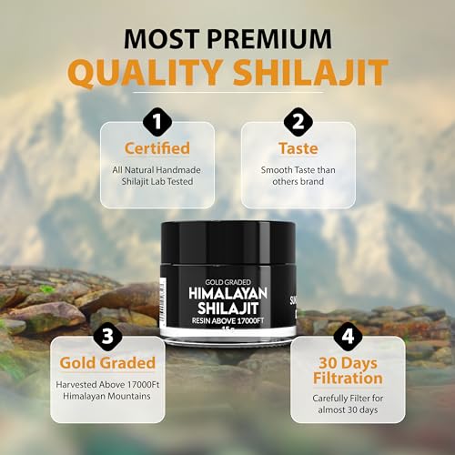 PakShilajit Pure Himalayan Shilajit Resin 45 Days Natural Dried & Gold Graded Shilajit Above 17000FT 15Gram Purified & Organic, 85 Plus Natural Essential Minerals, Rich in Fulvic Acid and Humic Acid