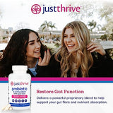 Just Thrive Probiotic & Antioxidant Supplement - 100% Spore-Based Digestive and Immune Support - Gluten Free, 90 Caps