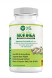 Moringa Capsules, 180 Vegan Pure Oleifera Leaf Powder Pills, 1200mg Per Serving, Non-GMO and Gluten-Free Supplement, 3 Months Supply, Immune System Support, Metabolism and Energy Booster