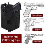 Concealed Carry Ankle Holster, Accmor Adjustable Elastic Leg Concealment Gun Holsters for Men and Women, Right & Left Hand Draw