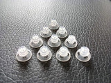 Jungle Care Hearing Aid Ear Piece Open Dome 6mm 10-Pack Comfortable PSAP (Personal Sound Amplifiers Product) Kit Ear Tips Invisible, Perfect for Open Air (Open fit), Except for RIC