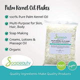 PALM KERNEL OIL FLAKES | Pure Unrefined Palm Kernel Oil Flakes for Soap Making & Cosmetics | Sizes 4 OZ to 10 LBS | (10 LBS)