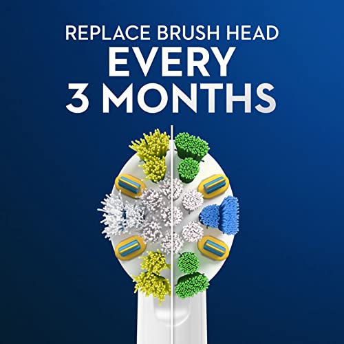 Oral-B FlossAction Electric Toothbrush Replacement Brush Heads, 4ct