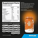 Maxler 100% Golden Whey Protein - 24g of Premium Whey Protein Powder per Serving - Pre, Post & Intra Workout - Fast-Absorbing Whey Hydrolysate, Isolate & Concentrate Blend - Cinnamon Bun 2 lbs