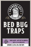 Grandpa Gus's Bed Bug Glue Traps for Home & Travel, Early Detection, Lasts up to 6 Months, Small & Discreet Patented Crush-Proof Design (Pack of 12)