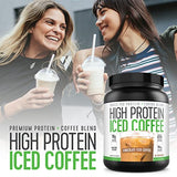 High Protein Coffee, Keto Friendly, 18g of Protein, 2g Carbs, Natural Ingredients (18 Servings, Chocolate Iced Coffee)