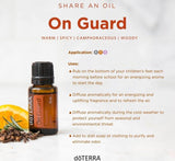 doTERRA - On Guard Essential Oil Protective Blend - Supports Healthy Immune and Respiratory Function, Supports Natural Antioxidant Defenses; for Diffusion, Internal, or Topical Use - 15 ml (Pack of 1)