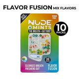 NUDE Breath Mints for Bad Breath - All FLAVORS - 2 in 1 Keto Friendly Sugar Free Mints - Gluten Free Bad Breath Treatment for Adults - Carbs - Calorie - Breath Freshener for People - Instant Fresh - Cleanse Gut - MIX - 10 Pack - 300 Capsules