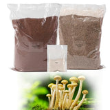 Mushroom Substrate - Dry 1.1lbs Coco Coir & 1.1lbs Vermiculite & 0.22lb Gypsum, CVG Mix Kit for Mushroom Growing, Produces 10 Pounds of Premium Substrate Manure