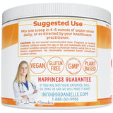 Doctor Danielle Gut Assist - Leaky Gut Repair Supplement Powder - Glutamine, Arabinogalactan, Licorice Root - Supports IBS, Heartburn, Bloating, Gas, Constipation, SIBO from, Orange Flavor