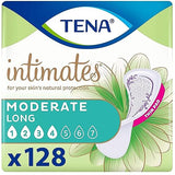 TENA Incontinence Pads, Bladder Control & Postpartum for Women, Moderate Absorbency, Long & Thin, Intimates - 128 Count