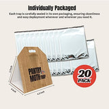 POPTRAP 20 Pack Pantry Moth Traps, Non-Toxic Glue Moth Trap for Food and Cupboard, Traps with Natural Pheromones, Wood Grain Appearance for Pantry Moths