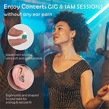 Hearprotek 2 Pairs High Fidelity Concert Ear Plugs, Noise Reduction Music Earplugs, Hearing Protection for Musicians, Festival, DJ’s, Nightclub, Concerts, Drummers, Party 23dB (Green)