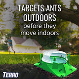 TERRO T1804-3SR Outdoor Ready-to-Use Liquid Ant Bait Killer and Trap - Kills Common Household Ants - 12 Bait Stations