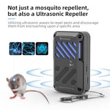 Mosalogic Mosquito Repeller Outdoor Patio Effective Pest Repellent Portable Mosquitoes Repel- No Candles or Flames, Deet-Free, No Spray, Include 6-Hr Refills，Scent -Free Bug Spray Alternative