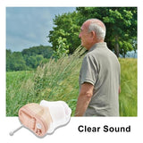 Mirasing Hearing Aids,Hearing Amplifier,Hearing Aids for Seniors & Adults with Noise Cancelling,Hearing Amplifier for Hearing Loss, Invisible Hearing Aid (Beige,Left)