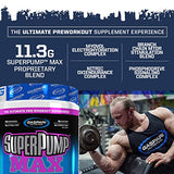 Gaspari Nutrition SuperPump MAX, The Ultimate Pre Workout Powder, Sustained Energy Preworkout, Nitric Oxide Booster, Muscle Growth, Recovery & Replenishes Electrolytes (40 Serving, Grape Cooler)