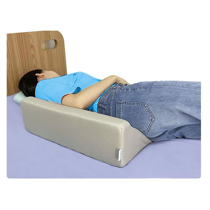 NEPPT Foam Wedge Pillow for Sleeping Incline Bed Wedges and Body Positioners Back 30 Degree After Surgery Therapedic Elevation Positioning Pillow Adults Side Sleeper Support Bolster (Gray)