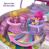 Polly Pocket Compact Playset, Candy Cutie Gumball with 2 Micro Dolls & Accessories, Travel Toys with Surprise Reveals