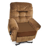 SINOSSO Velvet Large Chair Cushion for Elderly 20" x 20" x 5", High Density Foam Recliner Chair Pad Couch Armchair Seat Cushion, Brown