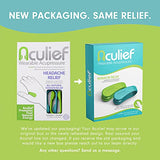Aculief - Award Winning Natural Headache, Migraine, Tension Relief Wearable – Supporting Acupressure Relaxation, Stress Alleviation, Tension Relief and Headache Relief - 2 Pack - (Teal & Green)