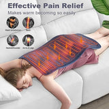 Heating Pad for Back Pain Relief, Extra Large 33 x 17, Portable Heating Pad for Shoulder, Neck, Cramp, Menstrual Pain, with Upgraded 6 Timer & 6 Temperature Controller