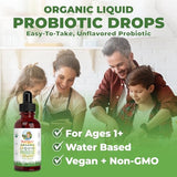 MaryRuth Organics Probiotics for Women | Probiotics for Men | Probiotics for Kids | Acidophilus Probiotic | Vegan | Non-GMO | USDA Organic | Gluten Free | 40 Servings