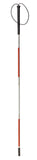 Drive Medical Deluxe Folding Blind Cane, Reflective Red