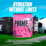 PRIME HYDRATION+ Sticks Strawberry Watermelon | Hydration Powder Single Serve Sticks | Electrolyte Powder On The Go | Low Sugar | Caffeine-Free | Vegan | 16 Sticks