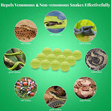 24PACK Snake Repellent for Yard Powerful, Snake Away Repellent Balls for Indoor Outdoors Camping Pet Safe, Repel to Snakes Rats, Natural Plant Formula Pest Insect Control