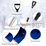 2 Pack Snow Shovel with Adjustable Handle for Kids Age 3+ & Parents Portable Kids Shovels for Digging Snow Beach,Garden Cleaning,Only 30 Sets!