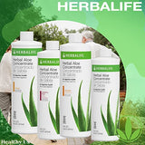 Herbalife Herbal Aloe Concentrate Pint: Cranberry Flavor 16 FL Oz (473 ml) for Digestive Health with Premium-Quality Aloe, Gluten-Free, 0 Calories, 0 Sugar, Naturally Flavored