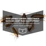 Raid Double Control Small Roach Baits Plus Egg Stopper 12 Count (Pack of 1)