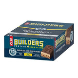 CLIF Builders + Caffeine - Chocolate Chip Cookie Dough Flavor - Protein Bars - Gluten-Free - Non-GMO - Low Glycemic - 20g Protein - 2.4 oz. (12 Count)