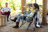 GCI Outdoor Kickback Rocker Outdoor Rocking Chair with Beverage Holder
