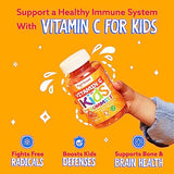 Feel Great Vitamin C Gummies for Kids | Chewable Orange Flavored Gluten Free & Vegetarian Gummies| Immune Support for Kids | 250 MG Kids Vitamin C | 45 Day Supply