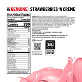 Muscle Milk Genuine Protein Powder, Strawberries 'N Crème, 32g Protein, 5 Pound