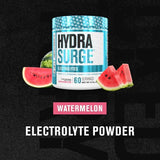 HYDRASURGE Electrolyte Powder - Hydration Supplement with Key Minerals, Himalayan Sea Salt, Coconut Water, More - Keto Friendly, Sugar Free & Naturally Sweetened - 60 Servings, Refreshing Watermelon