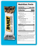 Built Bar 12 Pack High Protein Energy Bars | Chocolate Covered Cookie Dough | Low Carb | Low Calorie | Low Sugar | Delicious Protien | Healthy Snack (Cookie Dough Puffs)