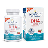 Nordic Naturals DHA Xtra, Strawberry - 90 Soft Gels - 1660 mg Omega-3 - High-Intensity DHA Formula for Brain& Nervous System Support - Non-GMO - 45 Servings