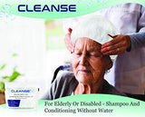 CLEANSE Deluxe Rinse Free Shampoo and Conditioning Cap – 5 Pack – Waterless Shampoo and Conditioning Shower Cap - Use Anytime, Anywhere – 3 Minutes - No Water Wash