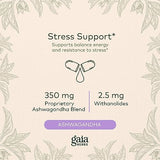 Gaia Herbs Ashwagandha Root - Made with Organic Ashwagandha Root to Help Support a Healthy Response to Stress, The Immune System, and Restful Sleep - 60 Vegan Liquid Phyto-Capsules (30-Day Supply)