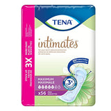 TENA Intimates Maximum Absorbency Incontinence/Bladder Control Pad for Women, Regular Length, 56 Count (Pack of 2)