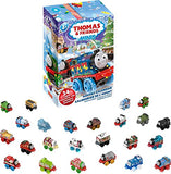 Thomas & Friends MINIS Advent Calendar 2023, Christmas Gift, 24 Miniature Toy Trains and Vehicles for Preschool Kids
